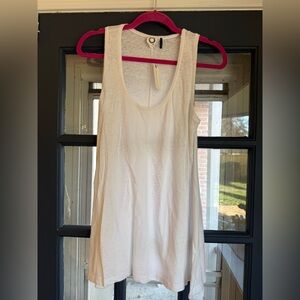 NWT Anthropologie Women's White Sleeveless Top/Tunic Medium